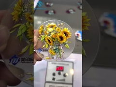 पेशेवर 1440 डीपीआई यूवी इंकजेट फ्लैटबेड प्रिंटर / टीएचके रैखिक गाइड के साथ यूवी फ्लैटबेड प्रिंटिंग मशीन