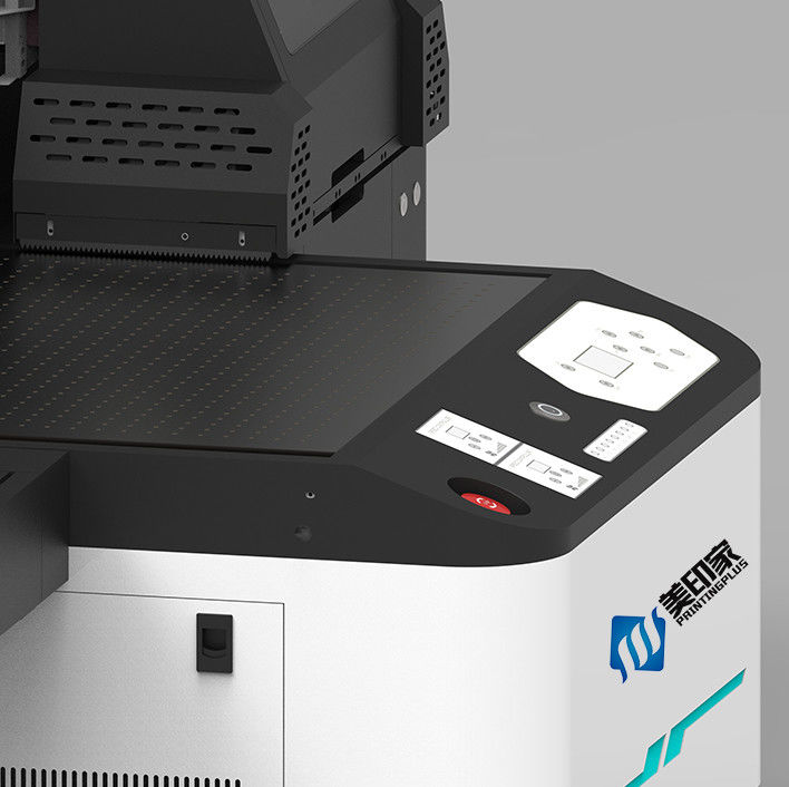 L1600 X W1690 X H802Mm यूवी फ्लैटबेड प्रिंटर प्रिंट करने योग्य प्लास्टिक पर मुद्रण के लिए 1440Dpi