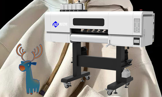 EPSON-I3200 A1 प्रिंट हेड और बाहरी पावर एडाप्टर के साथ उच्च परिशुद्धता DTF ट्रांसफर प्रिंटर